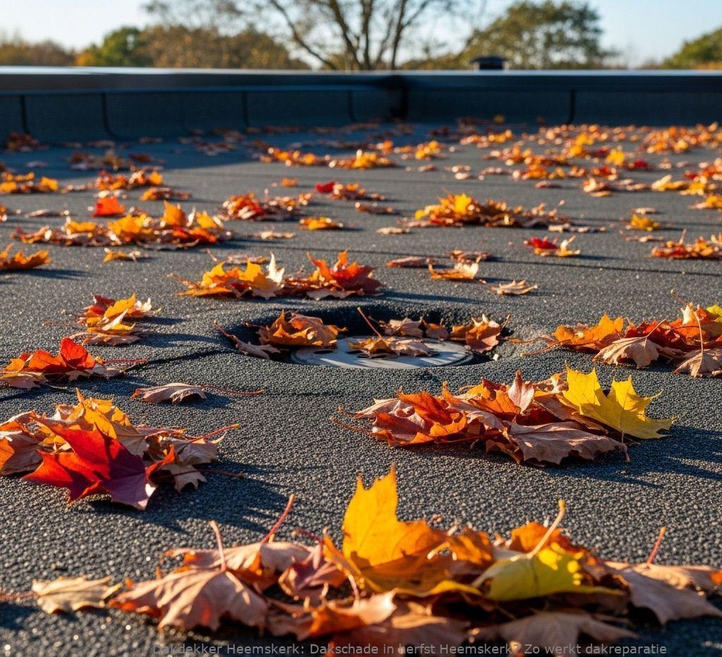 Dakschade In Herfst Heemskerk